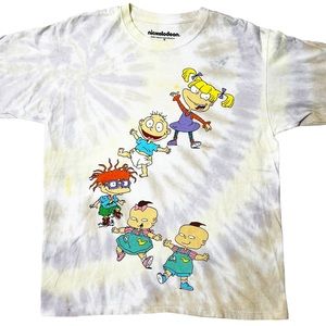 NWOT Nickelodeon Rugrats Cartoon Tie Die Graphic T-Shirt Unisex Sz M